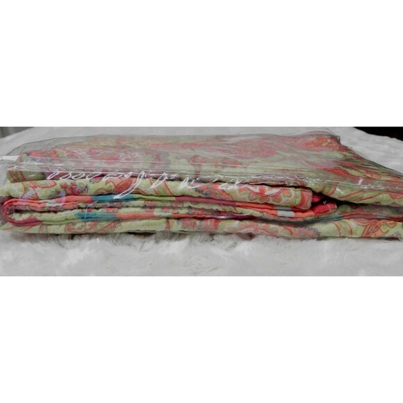 Winston Thomas Pink Paisley Standard Pillow Sham NOS - Picture 5 of 6